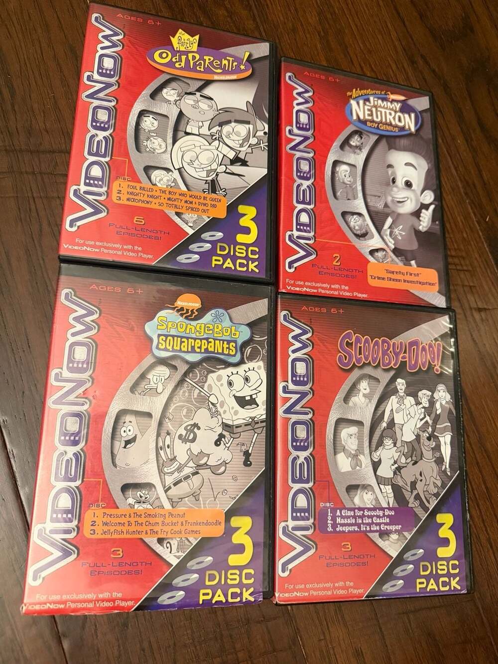 Lot of 4 VideoNow - discs complete GUC